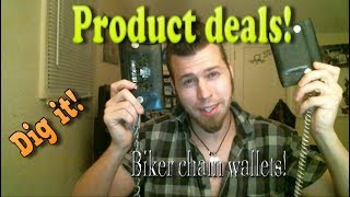 Biker style chain wallet product deal and review!