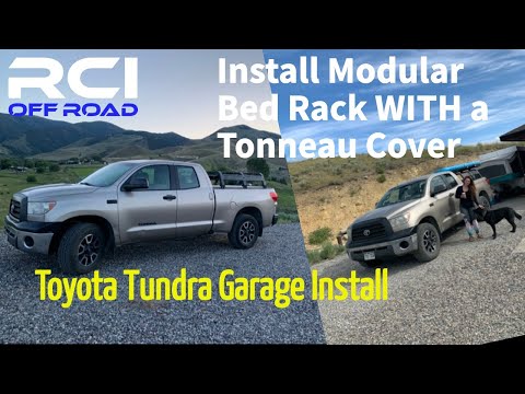 Install Modular Bed Rack WITH A Tonneau Cover - Building The Tundra Bear Ep. 1