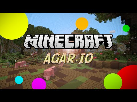 Minecraft: FUNNY MOMENTS - AGAR.IO IN MINECRAFT