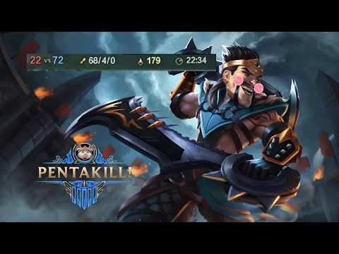 FAST 68 KILLS!!! •SMURFING• [Best Moments] - Best Draven World - Vincent´s Draven