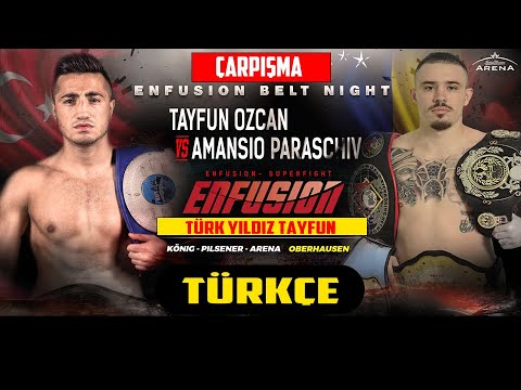 Tayfun Özcan (Türkiye) vs Amansio Paraschiv (Romanya) Kickboks Maçı I Bilgehan Demir Anlatımlı