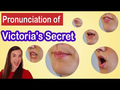 How to pronounce Victoria's Secret, American English Pronunciation Lesson