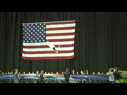 Steven Gluckstein - Trampoline Prelims - 2014 USA Gymnastics Championships