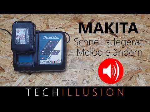 Makita Melodie ändern Anleitung