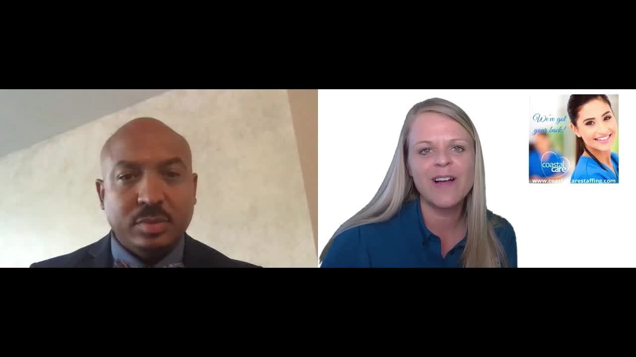 Virtual Interview with Derrick Andrews-Wright with Coastal Care Staffing