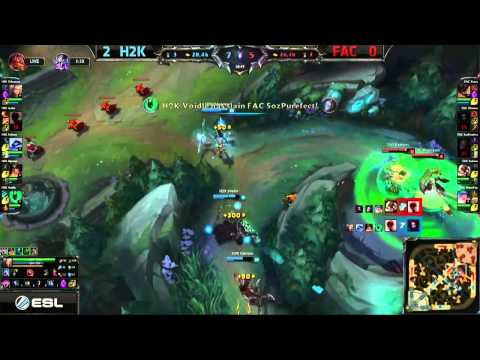 H2k Gaming vs n!faculty | Game 3 Highlights | 2015 EU LCS Expansion Tournament | G3 H2K vs FAC