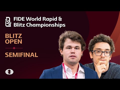 🇳🇴 Magnus Carlsen – Fabiano Caruana 🇺🇸 | Semifinal | Open | FIDE World Blitz Championship 2025