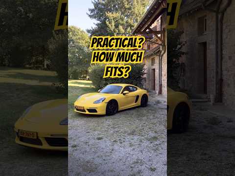 Thumbnail for Road Trip Cars- Is a Porsche 718 Cayman Really Practical? #performancecar #Porsche by Porsche, Car, Porsche 718