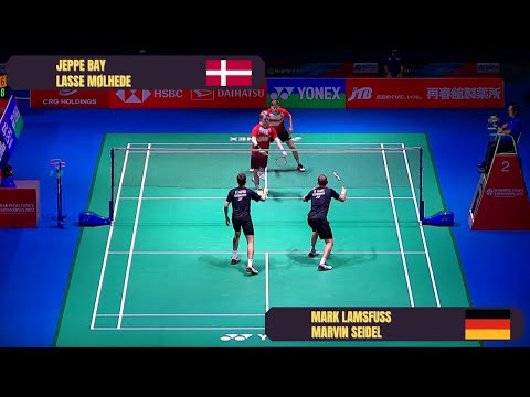 BADMINTON | Jeppe BAY/Lasse MØLHEDE (DEN) vs. Mark LAMSFUSS/Marvin SEIDEL (GER) | Japan Open 2022