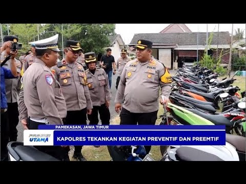 POLRES PAMEKASAN BUBARKAN BALAP LIAR