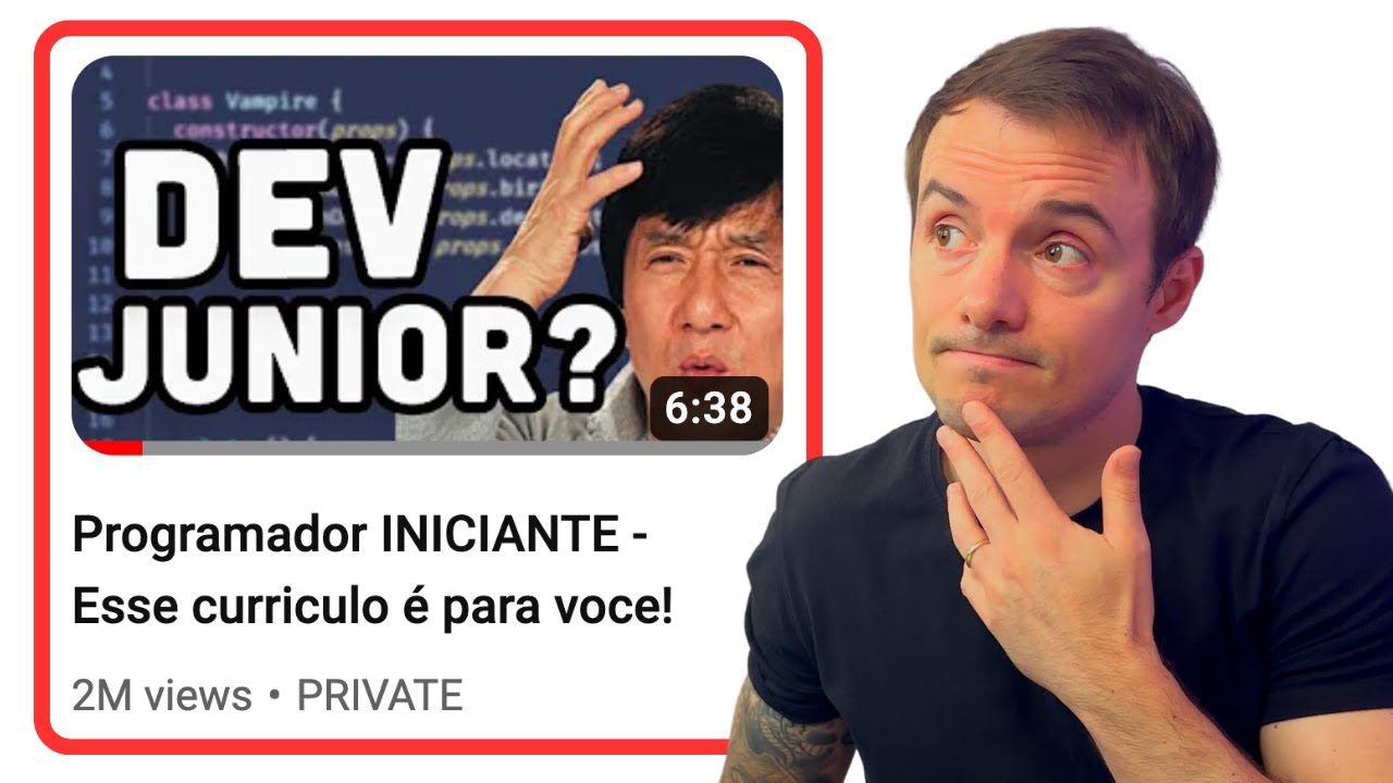 Programador INICIANTE - Esse currículo é para voce! | LUCAS MONTANO REAGINDO