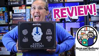 Avatar The Last Airbender Aang's Destiny Review! (A Deck Bending, I mean Deck Building Game!)