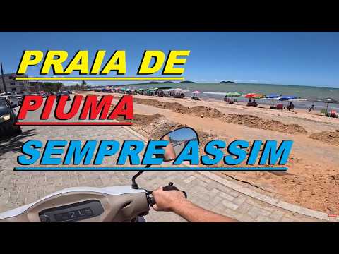 CHEGANDO DE MOTO NA PRAIA DE PIUMA NO CARNAVAL DE 2026