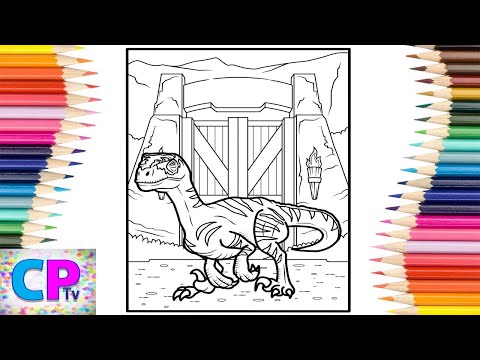 Jurassic World Coloring Pages/Dinosaurs Coloring/Kovan & Electro-Light - Skyline [NCS Release]