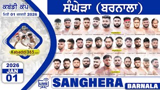 Sanghera (Barnala) Kabaddi Tournament 01Jan 2026 