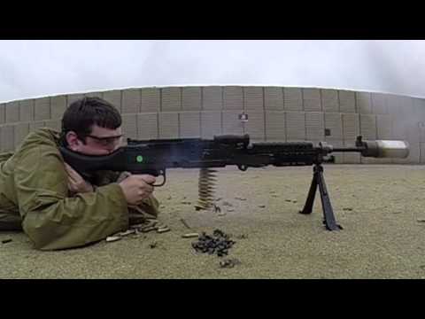 Suppressed M240 Slow Motion