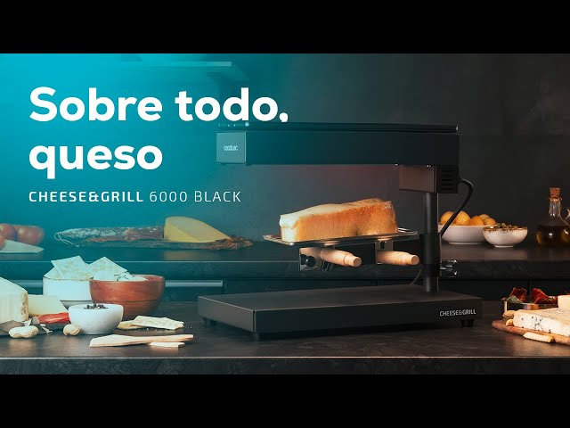 Griglia da interno Cecotec Cheese&Grill 6000 Black 600W Acciaio Inox Termostato video