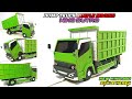 MEMBUAT MINIATUR TRUK HINO DUTRO DUMP TRUCK HEREX SIMPLE MBOISS