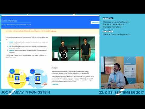 JD17DE - Embrace web components, embrace the platform, embrace the future
