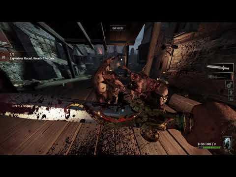 Vermintide - Horn of Magnus True Solo Cataclysm (Kerillian Sword* / Conflagration Staff*)