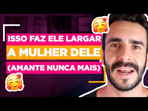 COMO DEIXAR DE SER AMANTE E SER A ESCOLHIDA