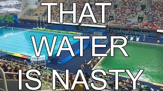 Olympics Pool Water Turns Green Rio 2016