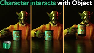 Blender Secrets - How to have a character interact with an object