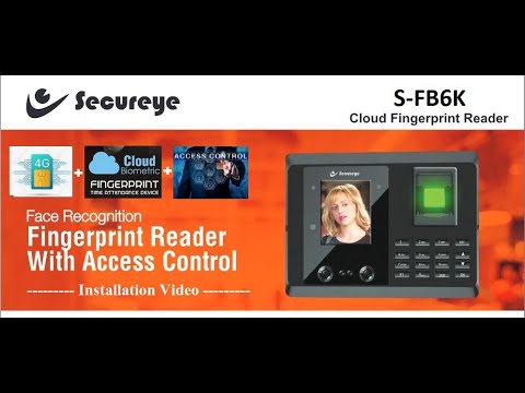 Secureye s-fb6k face and fingerprint biometric