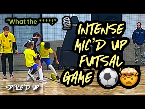 🎙️ **MIC’D UP**  Intense Futsal Game! 11 YEAR OLDS VS 13 YEAR OLDS 🤯 Oscar Olivas U12 vs U14