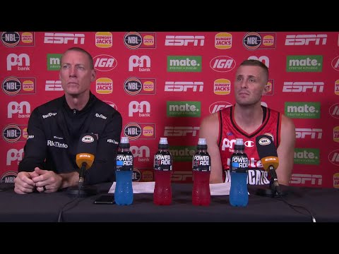 John Rillie and Jesse Wagstaff press conference - Round 18, NBL26