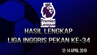 Hasil Lengkap Pekan ke-34 Liga Inggris, Manchester City Rasakan Puncak Klasemen dalam Hitungan Jam