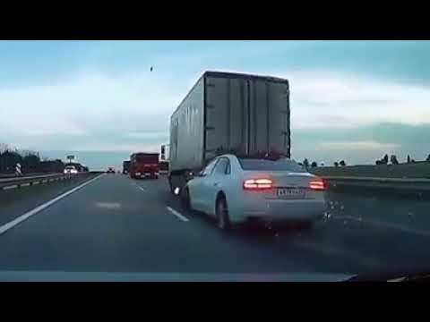 Poor audi but a bad driver