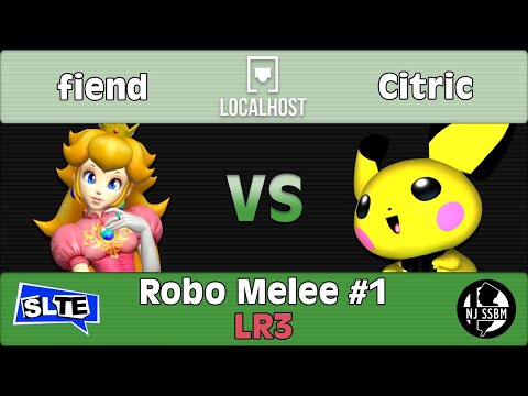 Robo Melee #1: fiend (Peach) Vs. Citric (Pichu) - LR3