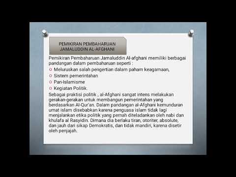 TOKOH SAYYID JAMALUDDIN AL-AFGHANI SANG PEMBAHARU DALAM ISLAM