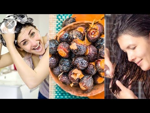 How To Make Reetha / Soap Nuts Shampoo For Hairs.. Herbal shampoo..