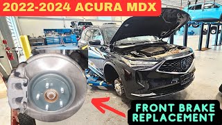 2022-2024 Acura MDX front brakes replacement
