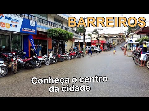 A cidade de Barreiros PE - como é o centro do município 