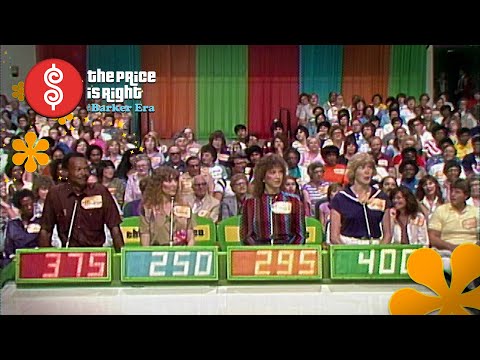 Bob Barker Has Fun with the Folks in Contestants Row - The Price Is Right 1982