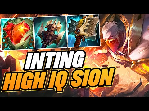 How To Properly Play Inting Sion In Ranked!