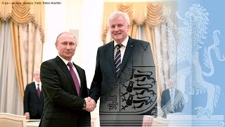 Ministerpräsident Seehofer trifft Staatspräsident Putin