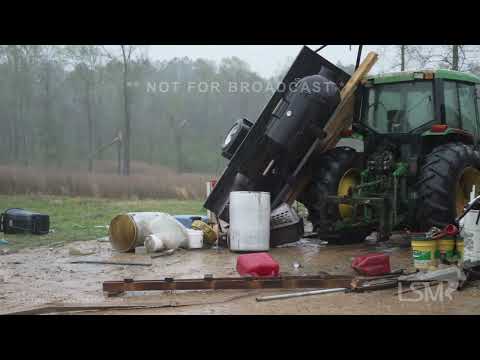 03-30-2022 Yazoo County, MS Tornado Warning - Damage