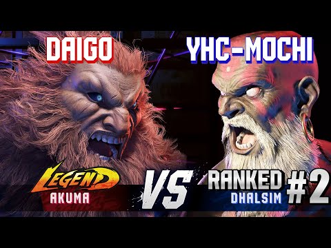 SF6 ▰ DAIGO (Akuma) vs YHC-MOCHI (#2 Ranked Dhalsim) ▰ High Level Gameplay