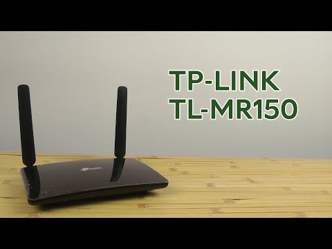 TP-LINK TL-MR150 belaidis maršrutizatorius Viena juosta (2,4 GHz) Greitas eternetas 3G 4G Juoda video