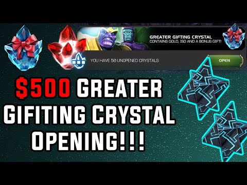 $500 Greater Gifting Crystal Opening | 5 Star Nexus, 6 Star Crystals! | Marvel Contest of Champions