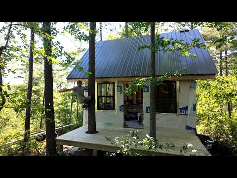 Tree Deck Build - Mountain Cabin Build Ep.45