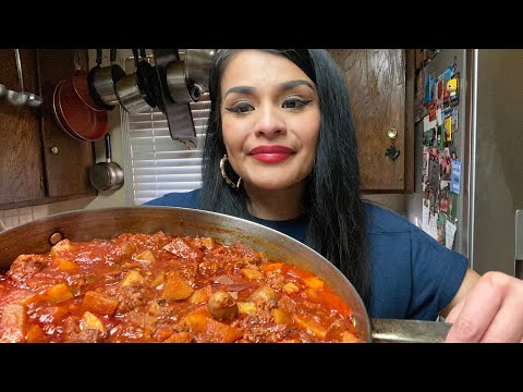 How to make longaniza with potatoes in chile and Mexican rice