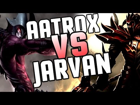 EPIC LEAGUE FIGHT Aatrox Vs Jarvan IV