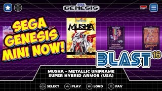 Blast 16 - Sega Genesis Mini - New Raspberry Pi Emulation Frontend Available NOW!