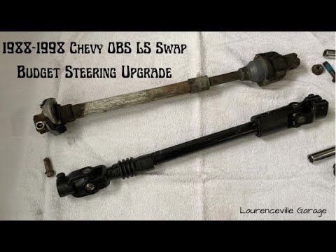 1988-1995 OBS Chevrolet Truck LS Engine Swapped Budget Steering Shaft Project