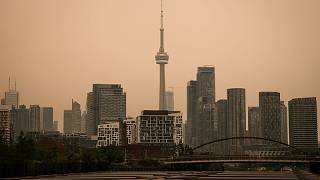 Toronto, asfixiada por el humo de incendios forestales, registra la peor calidad del aire del mundo